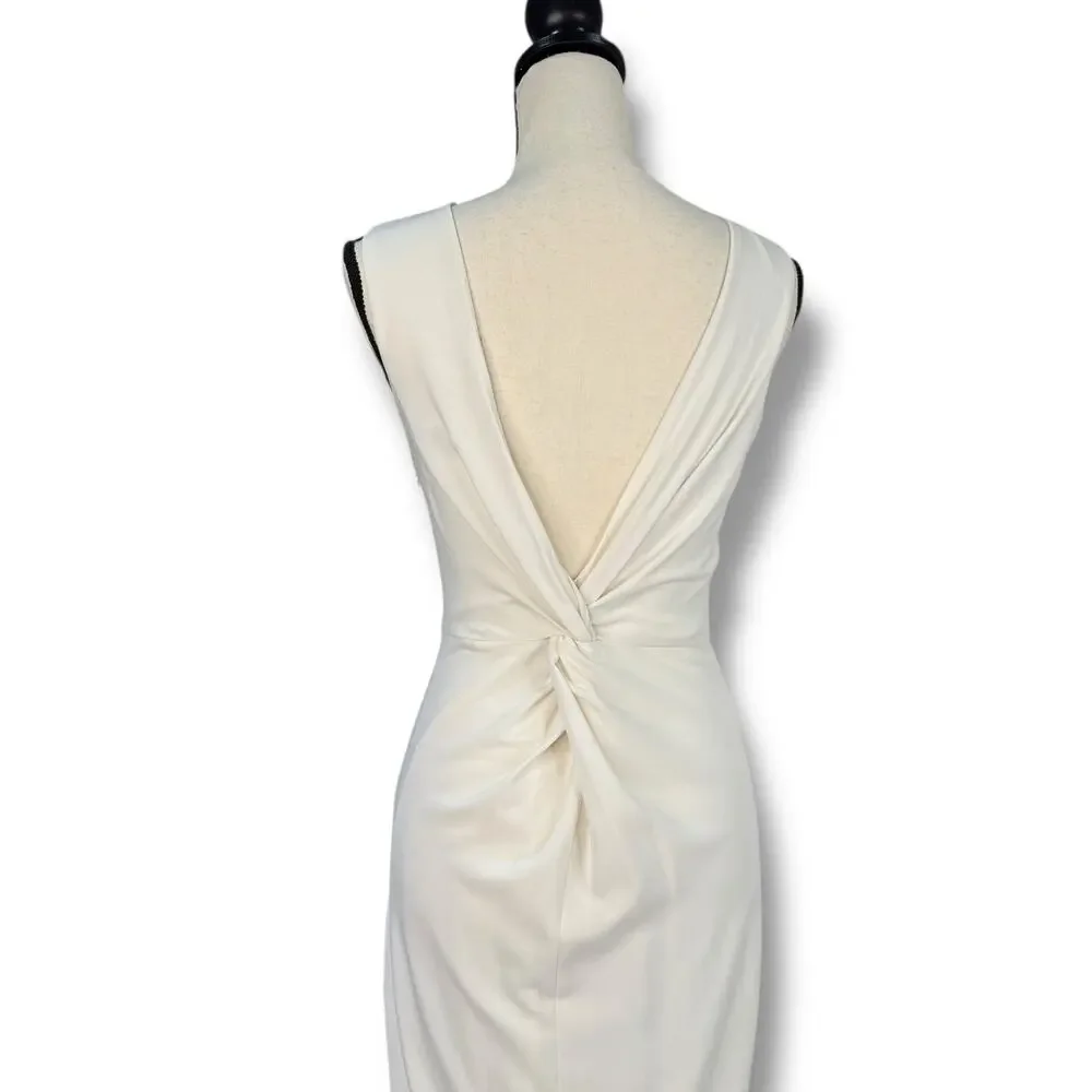 Dress the Population Sleeveless Mermaid Dress Wedding Bridal Floor Length Small - Picture 8 of 11